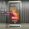 P3.91 4G Wifi Digital Led Poster Display Kaca Tirai 75% Transparansi